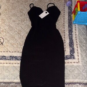 Zara Black Midi Dress